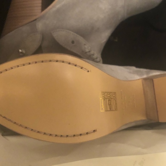 Rag & Bone Grey Suede Booties - Picture 3 of 4